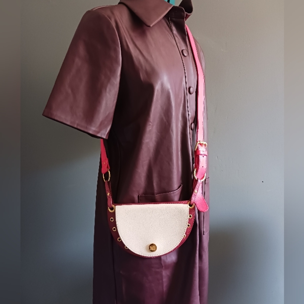 See By Chloe Kriss Convertible Belt Bag Mini Crossbody Half Moon Bag.